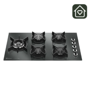 Encimera a Gas 5 Quemadores Electrolux Home Pro Cocción Precisa y Quemador Desplazado KE5HP